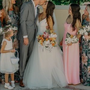 Wedding dress - spaghetti strap